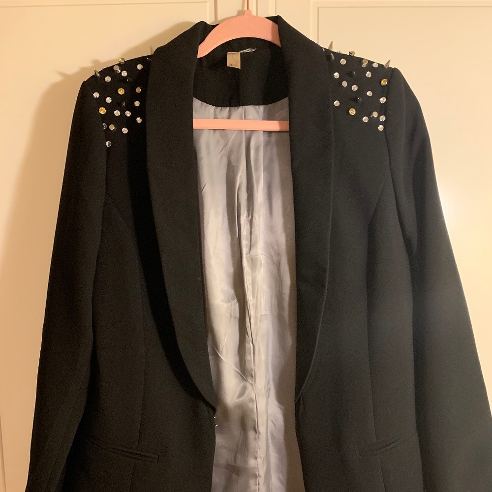 Unique studded blazer